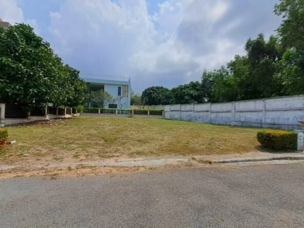 Luxury beachfront land for sale in Baantalay, Sattahip | Exclusive gated community