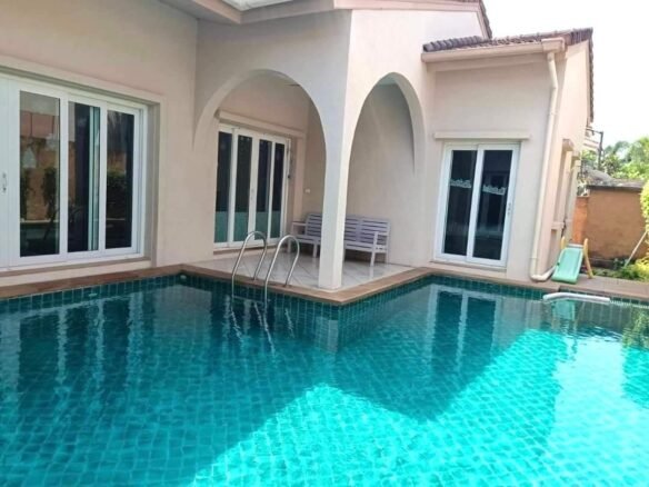 European-Style Villa with Private Pool Near Pattaya | 70K Rent | Jomtien