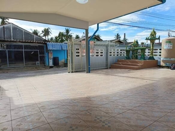 ขายบ้านเดี่ยวใกล้สี่แยกหนองบอน สาย9, Single House for Sale, Nong Bon, Nikhom Phatthana District, Rayong, Thailand
