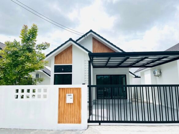 ขายบ้านเดี่ี่ยว ชั้นเดียว (มาบตาพุด-มาบยา) Single-storey detached house for sale (Map Ta Phut – Map Ya)