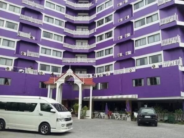 111 room hotel for rent in the heart of Pattaya, just 5 minutes from Pattaya Beach.โรงแรมให้เช่า 111 ห้อง ใจกลางเมือง พัทยาเพียง 5 นาทีก็จะถึง หาดพัทยา