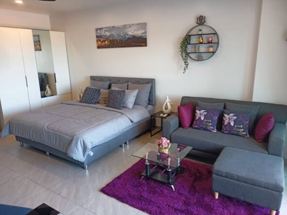 View Talay 5D studio for rent in Jomtien. View Talay 5D สตูดิโอให้เช่า จอมเทียน