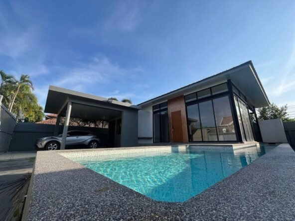 House for sale, pool villa, location: Nong Prue, Pattaya. ขายบ้าน pool villa พิกัด: หนองปรือ พัทยา