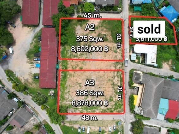 High potential land near Sukhumvit-Pattaya. ที่ดินศักยภาพสูง ใกล้สุขุมวิท-พัทยา