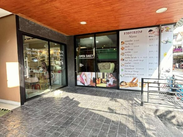 Massage Shop for Rent – Only 35,000 THB/Month 📍 Prime Location – Near Soi Bua Khao, Pattaya