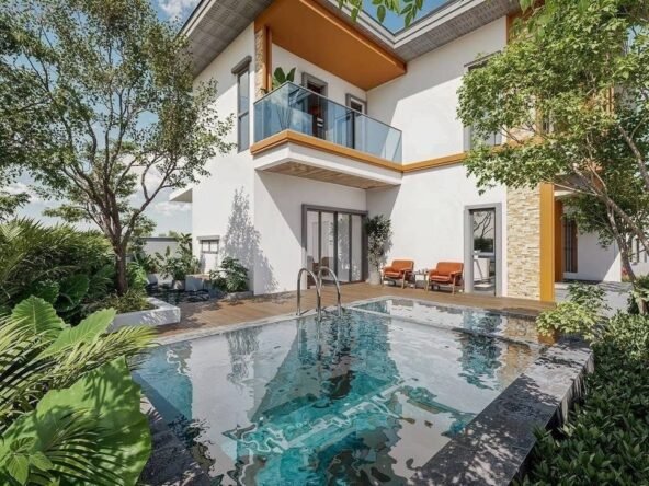 Newly built 2-storey detached house near Mab Prachan Reservoir, Pattaya. บ้านเดี่ยว 2 ชั้น สร้างใหม่ ใกล้อ่างมาบประชัน พัทยา