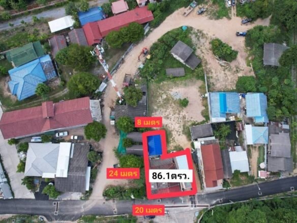 ขายที่ดินใกล้ทะเล นาจอมเทียน – ทำเลพรีเมียม เดินถึงทะเลแค่ไม่กี่ก้าว!. Land for sale near the sea, Na Jomtien – Premium location, just a few steps to the sea!