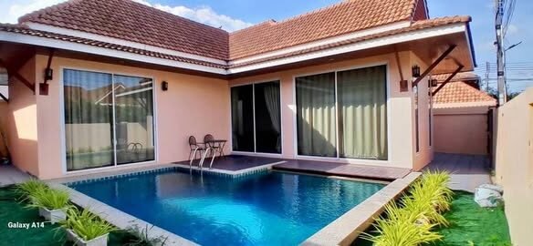 For rent, pool villa, good location, Khao Talo, Pattaya. ให้เช่าบ้านพูลวิลล่าทำเลดี เขาตาโล พัทยา